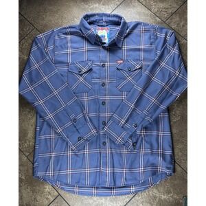 Dixxon  "Garth" Size XL Long Sleeve Flannel Shirt with Buttons